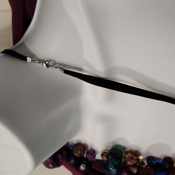 Macy's Multicolor Beaded Statement Necklace - Picture 5 of 5